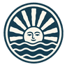 Logo BLESSUD — sole che sorge dal mare