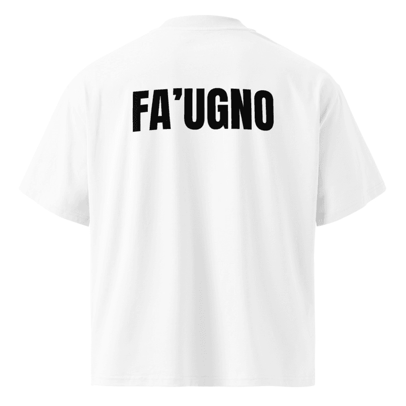 Maglietta BLESSUD "FA'UGNO" — vista fronte